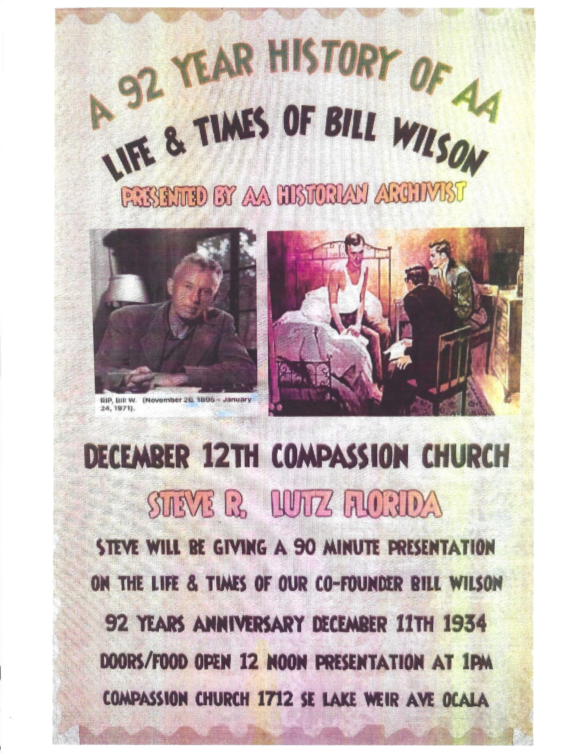 92 Year History of AA Dec. 12th